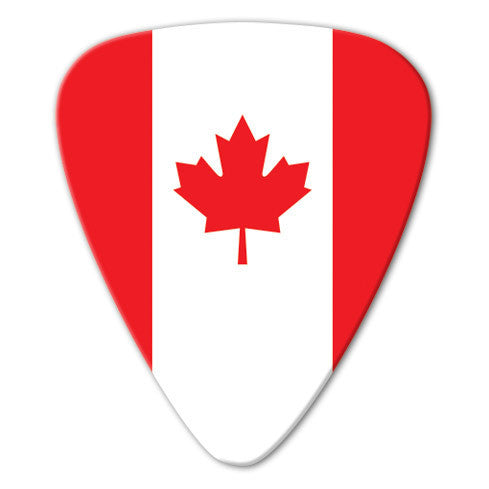 World Flag - Canada Flag Picks (10 pack) - Ugly Dog Band Merch - Custom Guitar Picks and Band Merchandise Canada