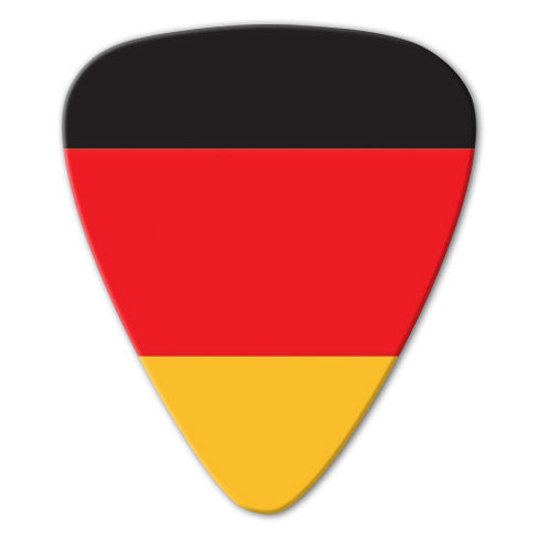 World Flag - Germany Flag Picks (10 pack) - Ugly Dog Band Merch - Custom Guitar Picks and Band Merchandise Canada