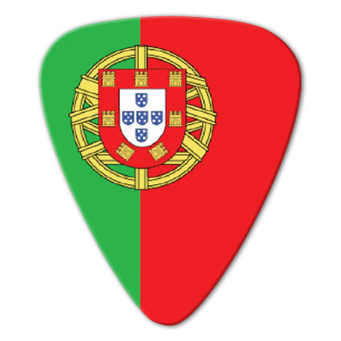 World Flag - Portugal Flag Picks (10 pack) - Ugly Dog Band Merch - Custom Guitar Picks and Band Merchandise Canada