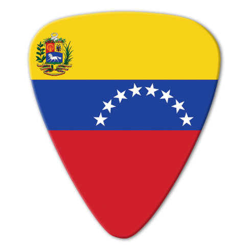 World Flag - Venezuela Flag Picks (10 pack) - Ugly Dog Band Merch - Custom Guitar Picks and Band Merchandise Canada