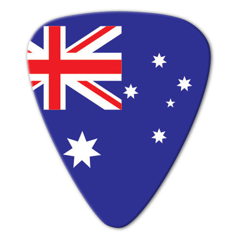 World Flag - Australia Flag Picks (10 pack) - Ugly Dog Band Merch - Custom Guitar Picks and Band Merchandise Canada