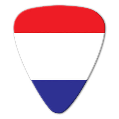 World Flag - The Netherlands Flag Picks (10 pack) - Ugly Dog Band Merch - Custom Guitar Picks and Band Merchandise Canada