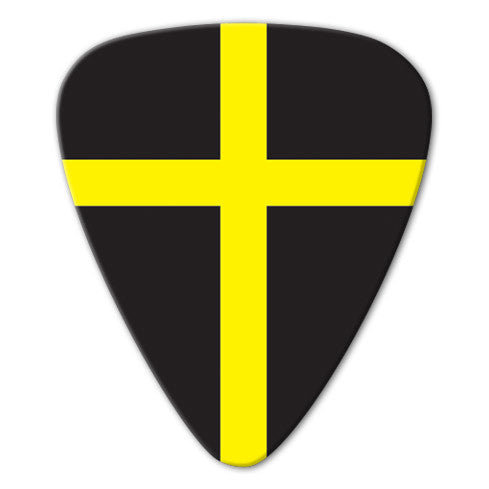 World Flag - St David's Cross Flag Picks (10 pack) - Ugly Dog Band Merch - Custom Guitar Picks and Band Merchandise Canada