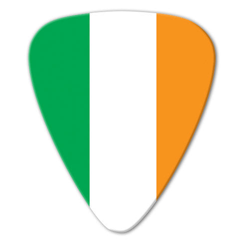 World Flag - Ireland Flag Picks (10 pack) - Ugly Dog Band Merch - Custom Guitar Picks and Band Merchandise Canada