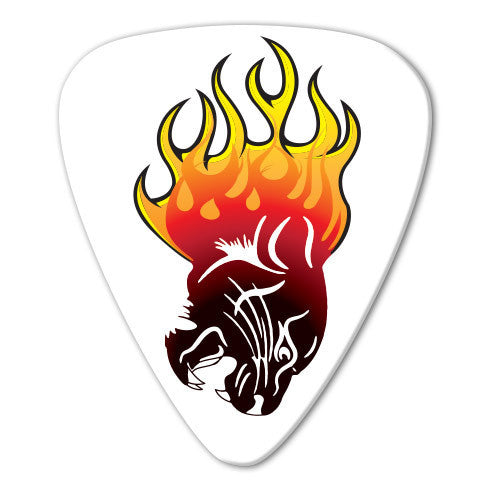 Flame Theme - Puma Flame Picks (10 pack) - Ugly Dog Band Merch - Custom Guitar Picks and Band Merchandise Canada