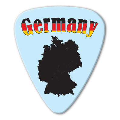 Germany - Germany Map Picks (10 pack) - Ugly Dog Band Merch - Custom Guitar Picks and Band Merchandise Canada