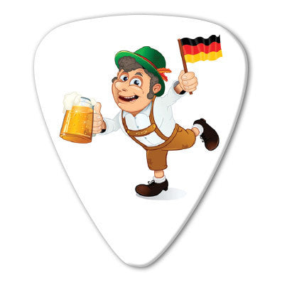 Germany - Beer Drinking Man Picks (10 pack) - Ugly Dog Band Merch - Custom Guitar Picks and Band Merchandise Canada
