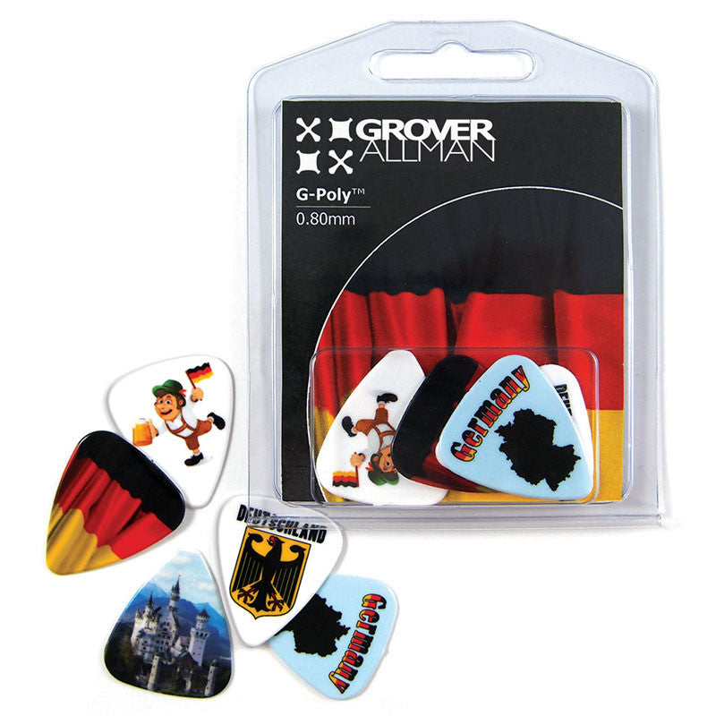 Countries of the World - Germany Multi Pack - Ugly Dog Band Merch - Custom Guitar Picks and Band Merchandise Canada - 3