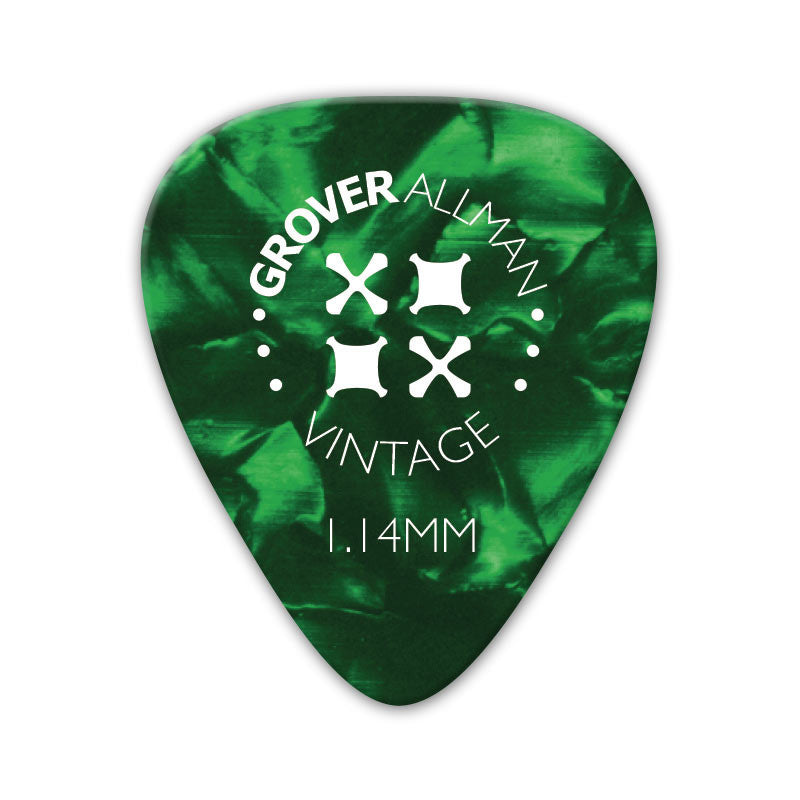 Vintage Celluloid Pro Picks (10 Pack) - Green - Ugly Dog Band Merch - Custom Guitar Picks and Band Merchandise Canada - 6