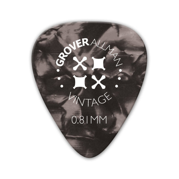 Vintage Celluloid Pro Picks (10 Pack) - Grey - Ugly Dog Band Merch - Custom Guitar Picks and Band Merchandise Canada - 4