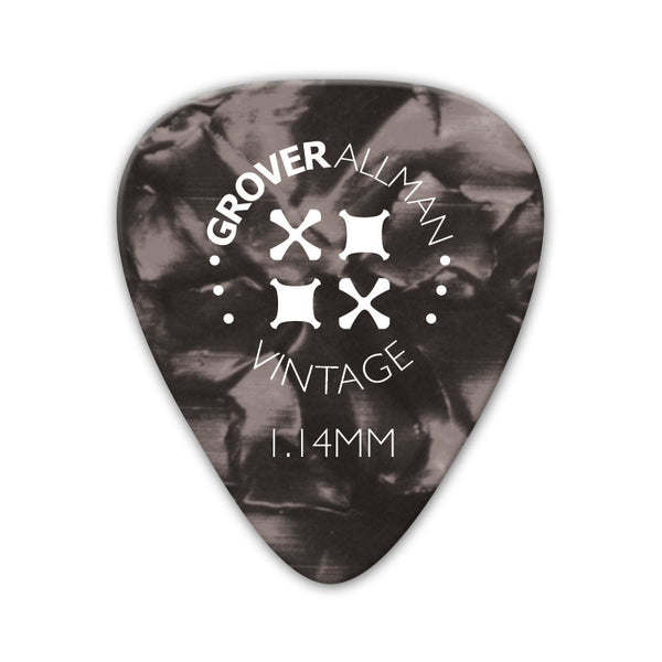 Vintage Celluloid Pro Picks (10 Pack) - Grey - Ugly Dog Band Merch - Custom Guitar Picks and Band Merchandise Canada - 6
