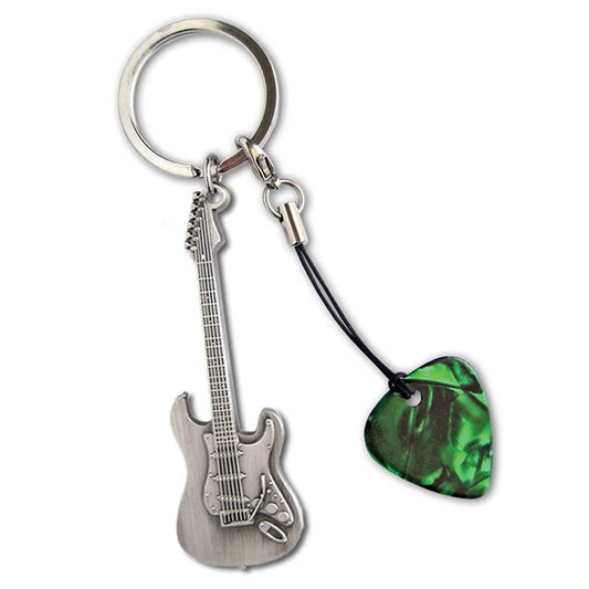 Guitar Keyring #2 - Ugly Dog Band Merch - Custom Guitar Picks and Band Merchandise Canada - 1