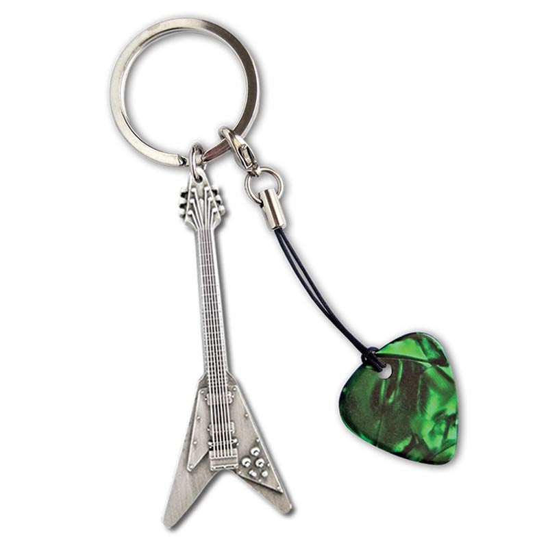 Guitar Keyring #6 - Ugly Dog Band Merch - Custom Guitar Picks and Band Merchandise Canada - 1