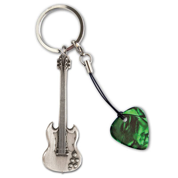 Guitar Keyring #7 - Ugly Dog Band Merch - Custom Guitar Picks and Band Merchandise Canada - 1