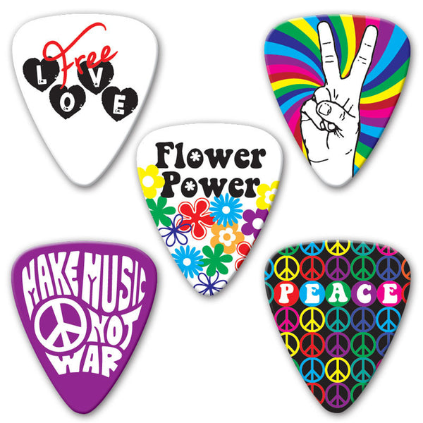 Themed Series - Hippie Multi Pack - Ugly Dog Band Merch - Custom Guitar Picks and Band Merchandise Canada - 2