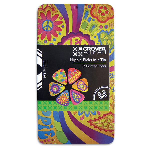 Pick Tin - Hippie - Ugly Dog Band Merch - Custom Guitar Picks and Band Merchandise Canada - 3