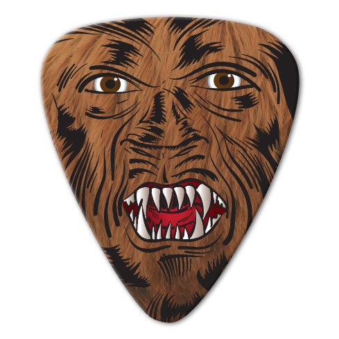 Horror Theme - Wolfman Picks (10 pack) - Ugly Dog Band Merch - Custom Guitar Picks and Band Merchandise Canada