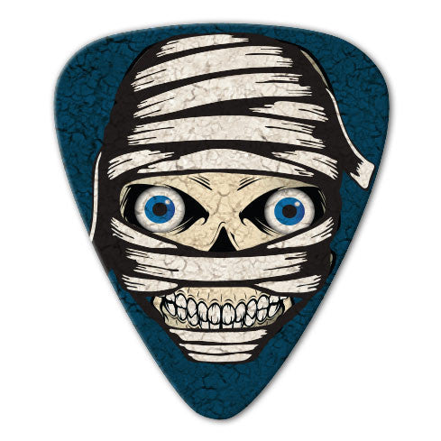 Horror Theme - Mummy Picks (10 pack) - Ugly Dog Band Merch - Custom Guitar Picks and Band Merchandise Canada