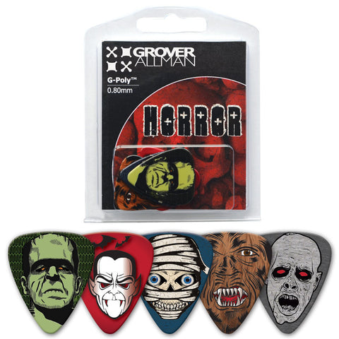 Themed Series - Horror Multi Pack - Ugly Dog Band Merch - Custom Guitar Picks and Band Merchandise Canada - 1