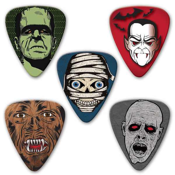 Themed Series - Horror Multi Pack - Ugly Dog Band Merch - Custom Guitar Picks and Band Merchandise Canada - 2