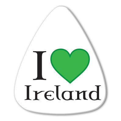 Ireland - I Love Ireland Picks (10 pack) - Ugly Dog Band Merch - Custom Guitar Picks and Band Merchandise Canada