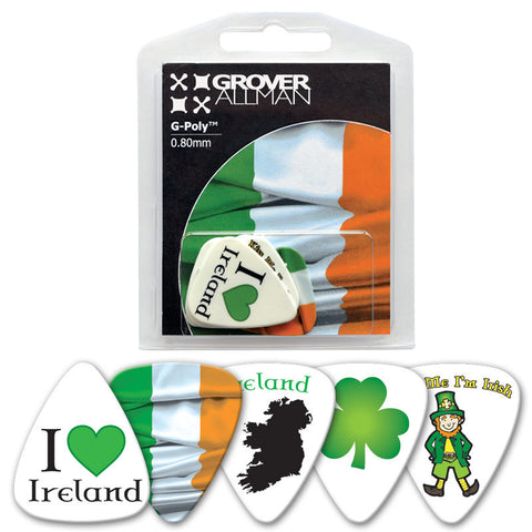 Countries of the World - Ireland Multi Pack - Ugly Dog Band Merch - Custom Guitar Picks and Band Merchandise Canada - 1