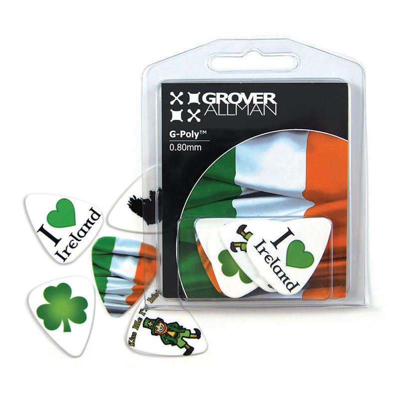 Countries of the World - Ireland Multi Pack - Ugly Dog Band Merch - Custom Guitar Picks and Band Merchandise Canada - 3