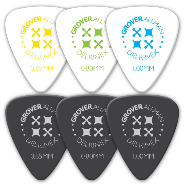 Delrinex ISO Pro Picks (10 Pack) - Ugly Dog Band Merch - Custom Guitar Picks and Band Merchandise Canada - 1