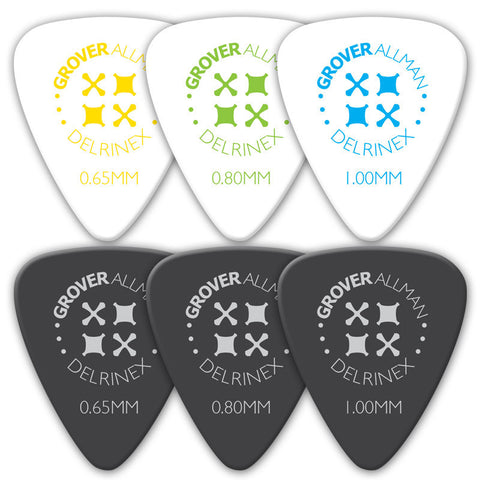 Delrinex ISO Pro Picks (10 Pack) - Ugly Dog Band Merch - Custom Guitar Picks and Band Merchandise Canada - 1