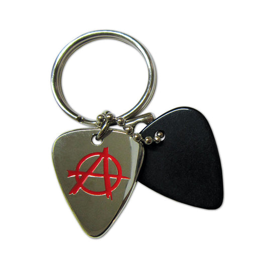 Pick Keyring - Anarchy - Ugly Dog Band Merch - Custom Guitar Picks and Band Merchandise Canada