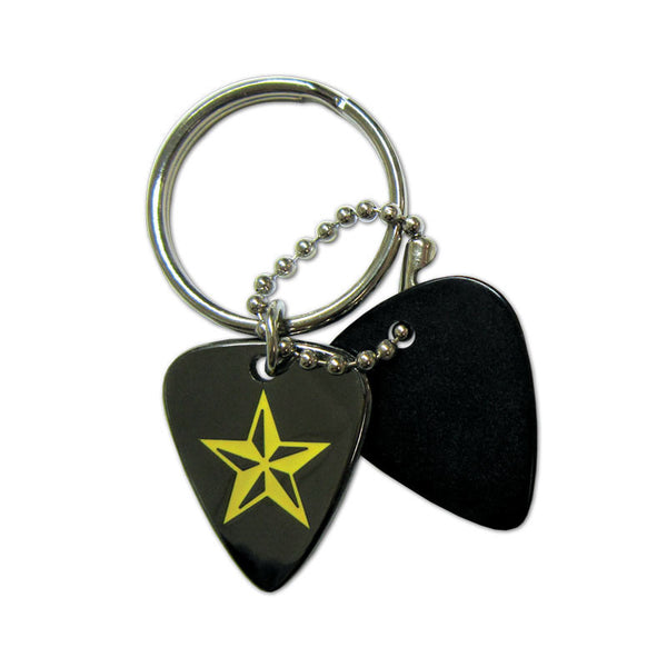 Pick Keyring - Star - Ugly Dog Band Merch - Custom Guitar Picks and Band Merchandise Canada