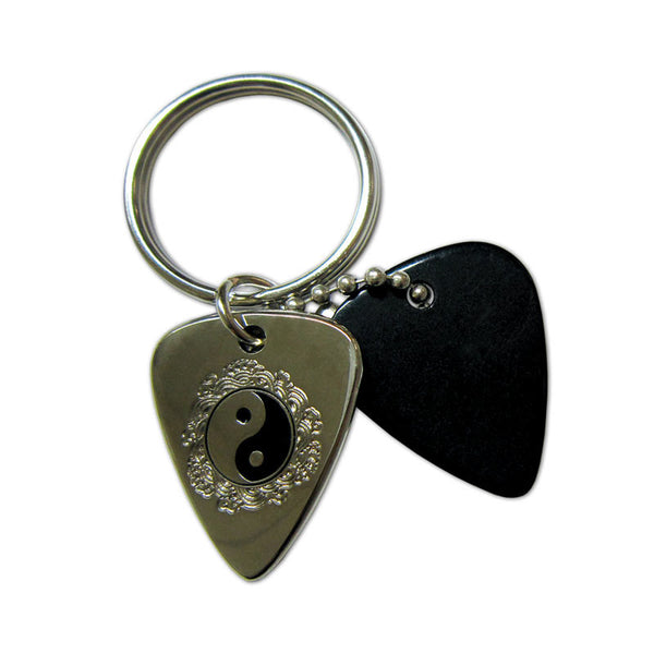 Pick Keyring - Yin Yang - Ugly Dog Band Merch - Custom Guitar Picks and Band Merchandise Canada