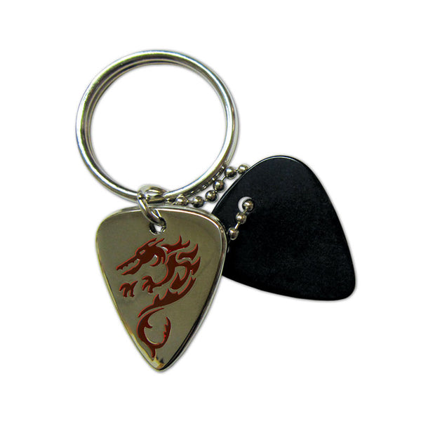 Pick Keyring - Dragon - Ugly Dog Band Merch - Custom Guitar Picks and Band Merchandise Canada