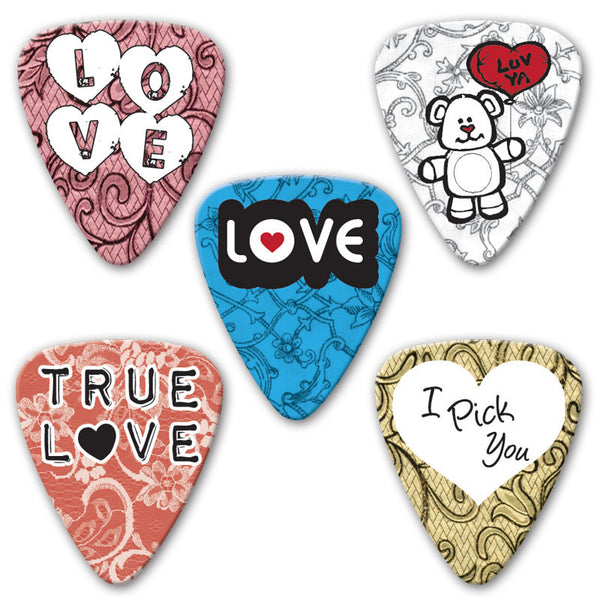 Themed Series - Love Multi Pack - Ugly Dog Band Merch - Custom Guitar Picks and Band Merchandise Canada - 2