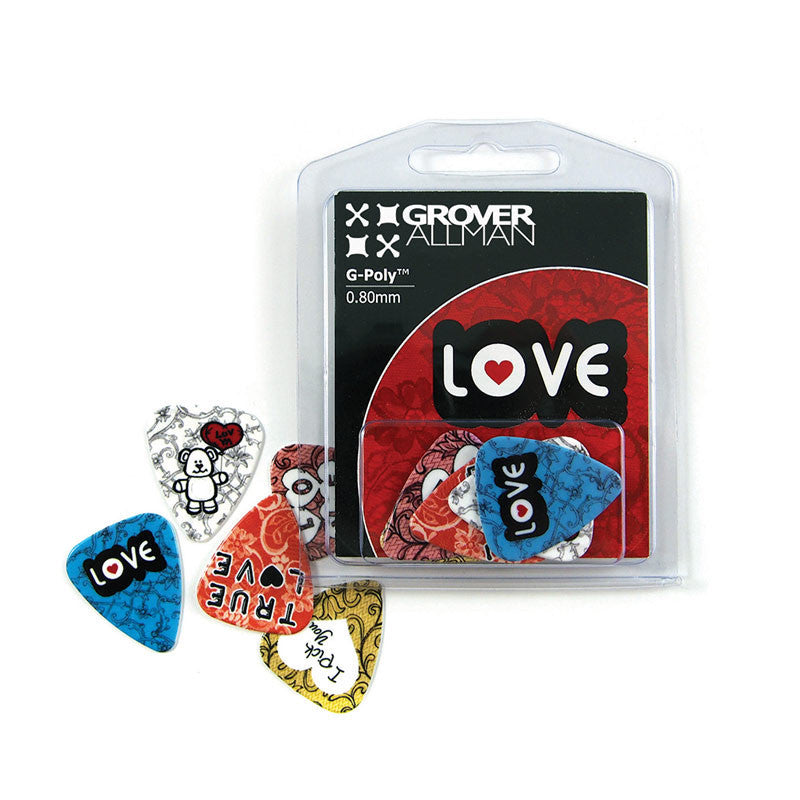 Themed Series - Love Multi Pack - Ugly Dog Band Merch - Custom Guitar Picks and Band Merchandise Canada - 3