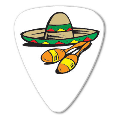 Mexico - Sombrero Picks (10 pack) - Ugly Dog Band Merch - Custom Guitar Picks and Band Merchandise Canada