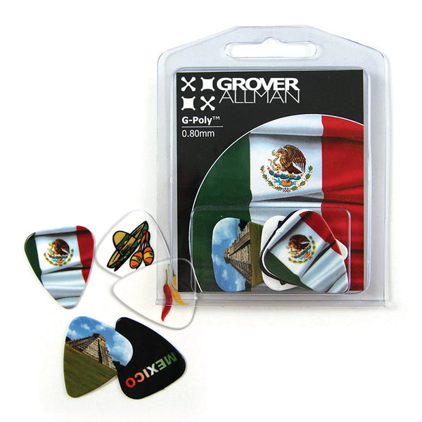 Countries of the World - Mexico Multi Pack - Ugly Dog Band Merch - Custom Guitar Picks and Band Merchandise Canada - 3