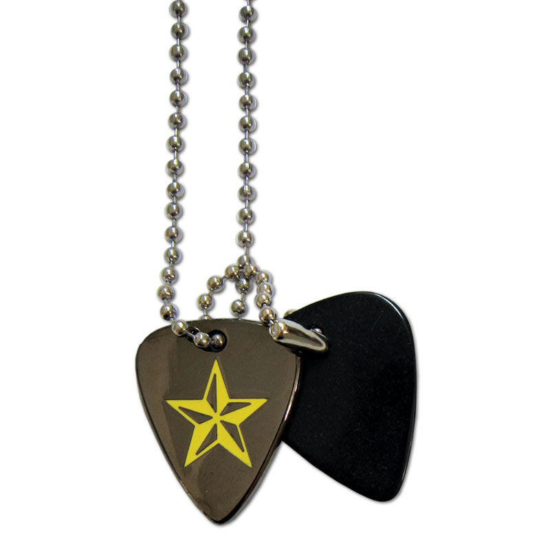 Pick Necklace - Star - Ugly Dog Band Merch - Custom Guitar Picks and Band Merchandise Canada