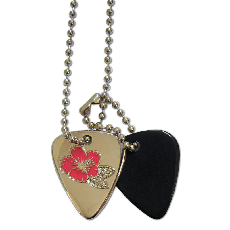 Pick Necklace - Flower - Ugly Dog Band Merch - Custom Guitar Picks and Band Merchandise Canada