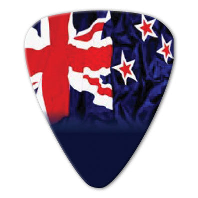 New Zealand - NZ Photo Flag Picks (10 pack) - Ugly Dog Band Merch - Custom Guitar Picks and Band Merchandise Canada