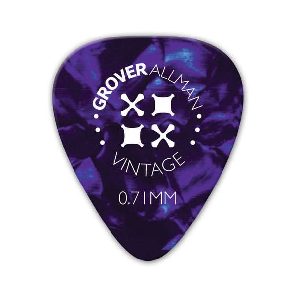 Vintage Celluloid Pro Picks (10 Pack) - Purple - Ugly Dog Band Merch - Custom Guitar Picks and Band Merchandise Canada - 3