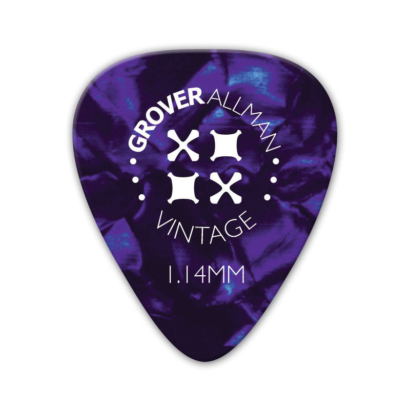 Vintage Celluloid Pro Picks (10 Pack) - Purple - Ugly Dog Band Merch - Custom Guitar Picks and Band Merchandise Canada - 6