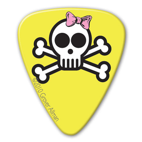 Rock Chick - Emo Skull Picks (10 pack) - Ugly Dog Band Merch - Custom Guitar Picks and Band Merchandise Canada