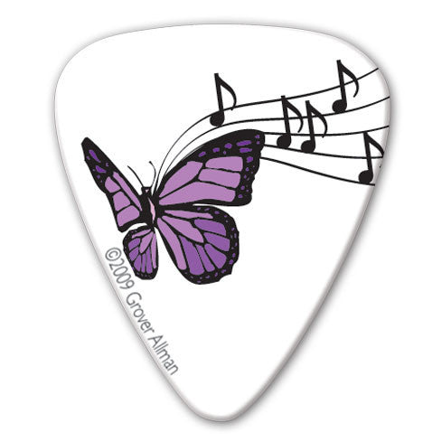 Rock Chick - Musical Butterfly Picks (10 pack) - Ugly Dog Band Merch - Custom Guitar Picks and Band Merchandise Canada