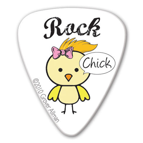 Rock Chick - Rock Chick Bird Picks (10 pack) - Ugly Dog Band Merch - Custom Guitar Picks and Band Merchandise Canada