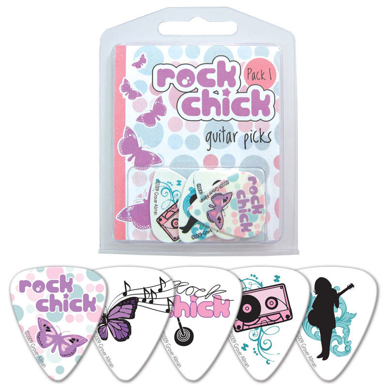 Rock Chick - Multi Pack #1 - Ugly Dog Band Merch - Custom Guitar Picks and Band Merchandise Canada - 1