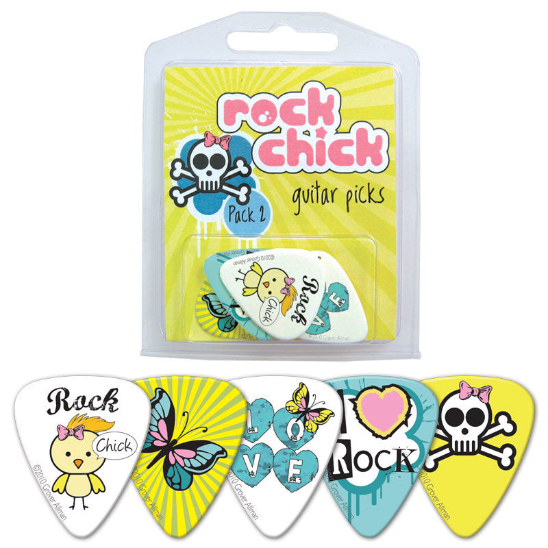 Rock Chick - Multi Pack #2 - Ugly Dog Band Merch - Custom Guitar Picks and Band Merchandise Canada - 1