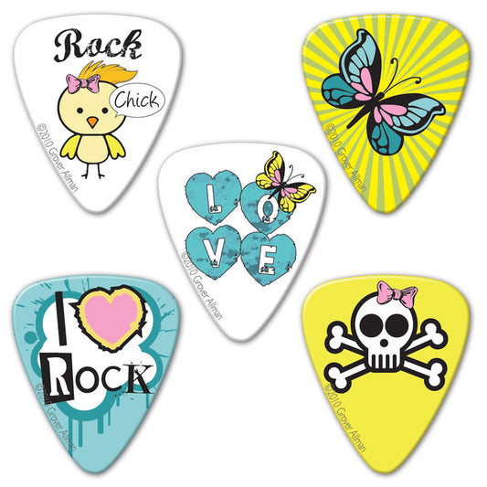 Rock Chick - Multi Pack #2 - Ugly Dog Band Merch - Custom Guitar Picks and Band Merchandise Canada - 2
