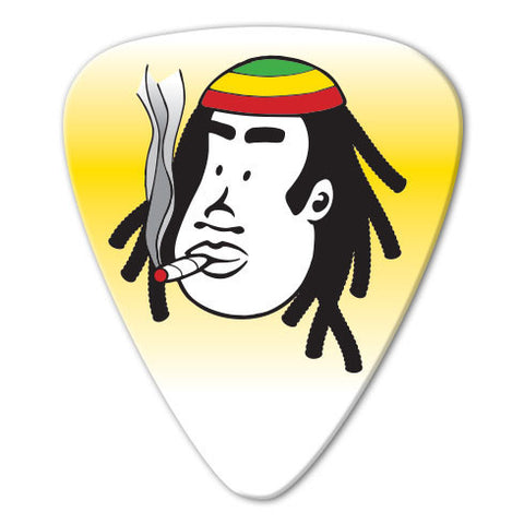Reggae Theme - Rasta Man Picks (10 pack) - Ugly Dog Band Merch - Custom Guitar Picks and Band Merchandise Canada