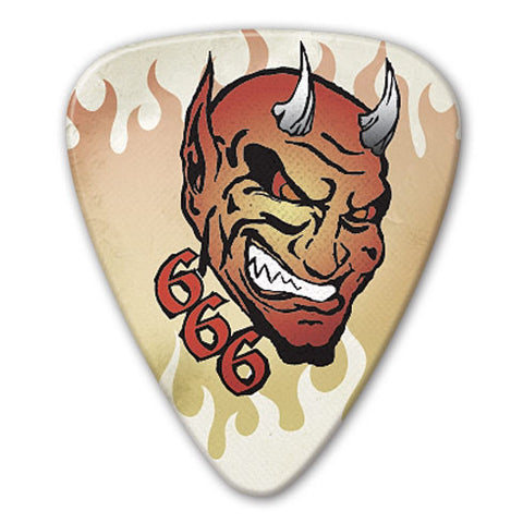 Retro Series - 666 Picks (10 pack) - Ugly Dog Band Merch - Custom Guitar Picks and Band Merchandise Canada